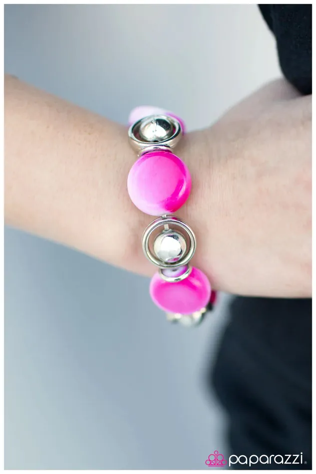 Bracelets Paparazzi Jewelry Paparazzi Bracelet Totally Toasted Pink