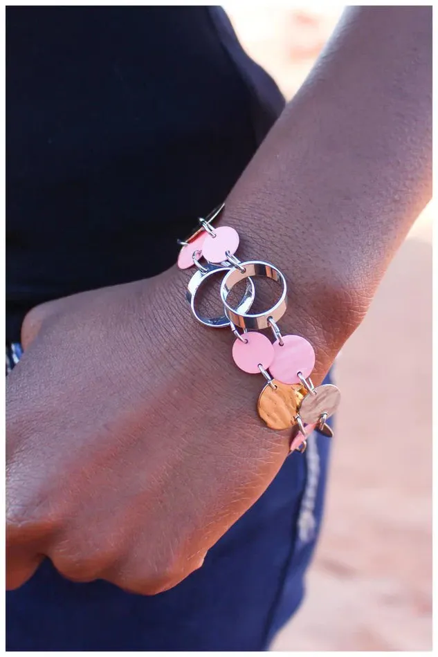 Bracelets Paparazzi Jewelry Paparazzi Bracelet Without A Care In the World Pink
