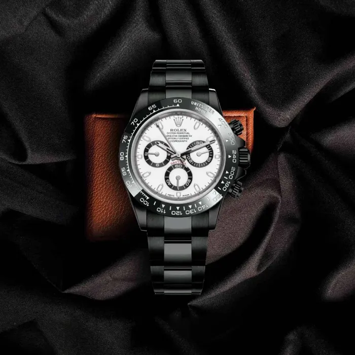 Bracelets Rolex Cosmograph Daytona 40mm Ref 116500ln White Index Dial Ceramic Bezel PVD Stainless Steel Oyster Bracelet Mens Watch Rolex