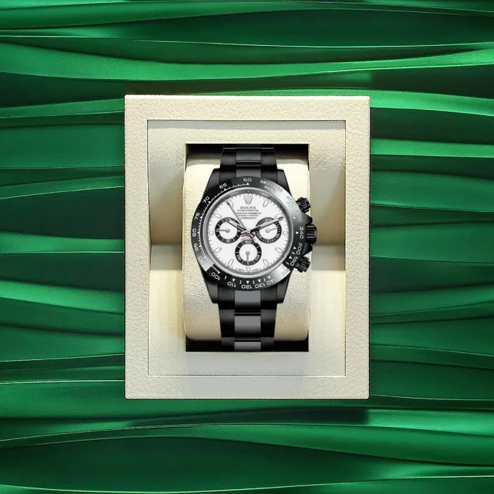 Bracelets Rolex Cosmograph Daytona 40mm Ref 116500ln White Index Dial Ceramic Bezel PVD Stainless Steel Oyster Bracelet Mens Watch Rolex