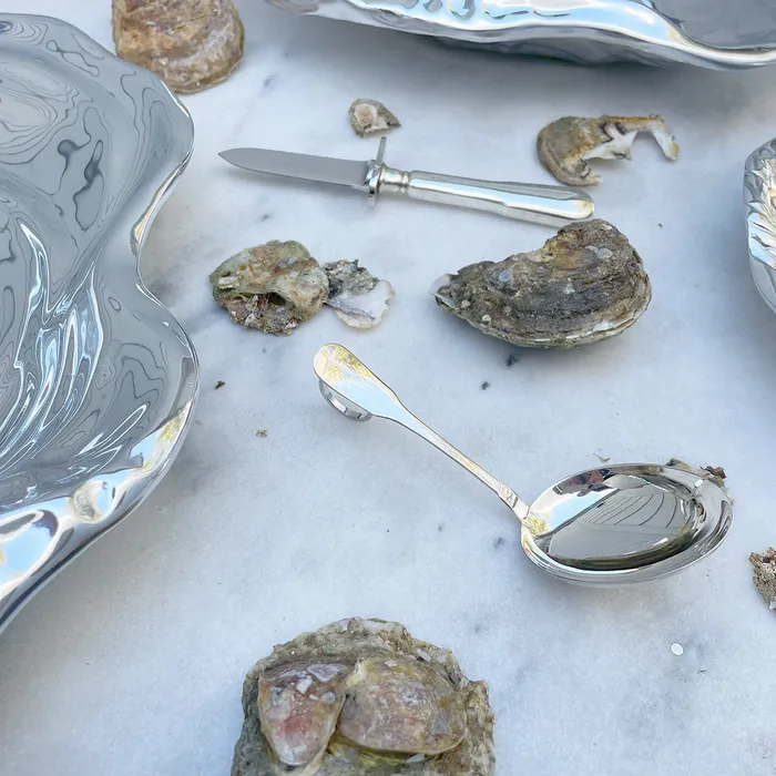Croghans Sterling Silver Oyster Spoon Rings