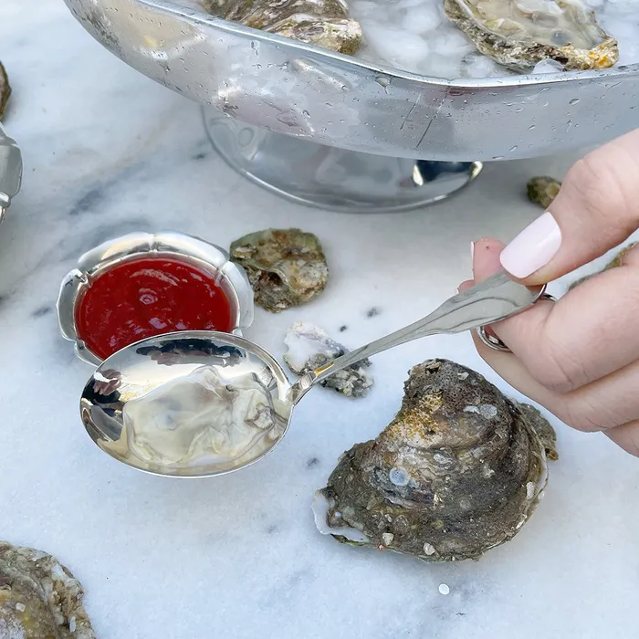 Croghans Sterling Silver Oyster Spoon Rings