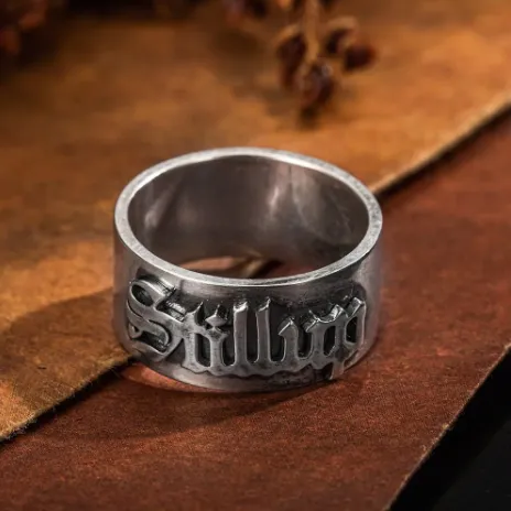 Custom Name Gothic Ring Old English Style Unisex Ring Brass or Sterling Silver 925 Personalized Tattoo Font Name Ring Belbren Rings Custom Name Gothic Ring Old English Style Unisex Ring Brass or Sterling Silver 925 Personalized Tattoo Font Name Ring Belbren Rings