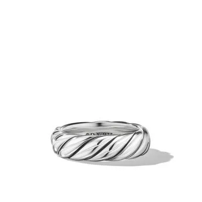 David Yurman Rings David Yurman 6mm Sculpted Cable Band Ring