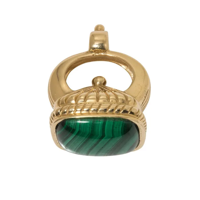 Dudley VanDyke PreStyled Sets Dudley VanDyke Malachite 14K Gold Regent Fob Dudley VanDyke PreStyled Sets Dudley VanDyke Malachite 14K Gold Regent Fob