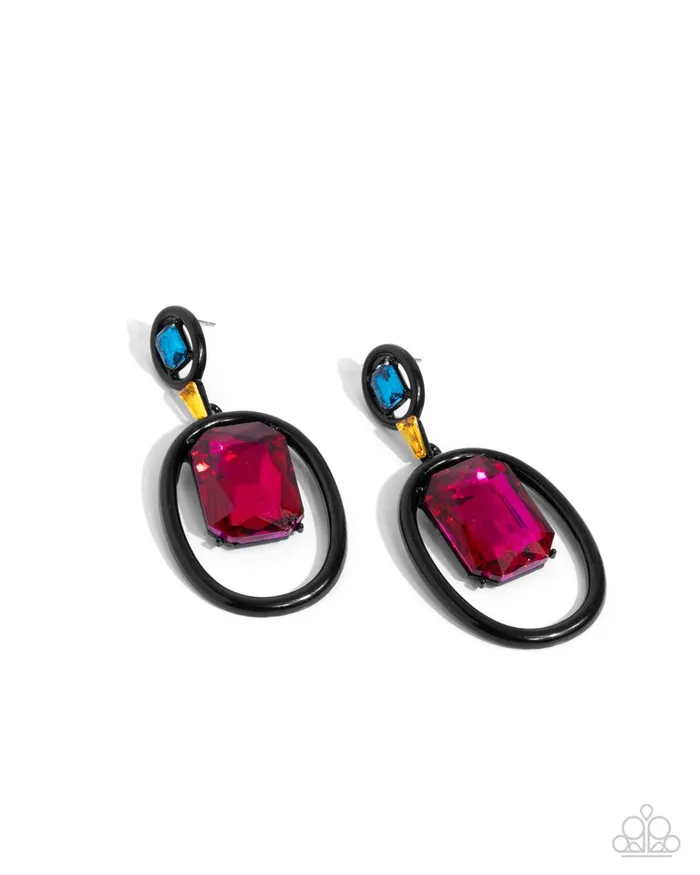 Earrings Paparazzi Earring Dipped in Dazzle Black Paparazzi Jewelry Earrings Paparazzi Earring Dipped in Dazzle Black Paparazzi Jewelry