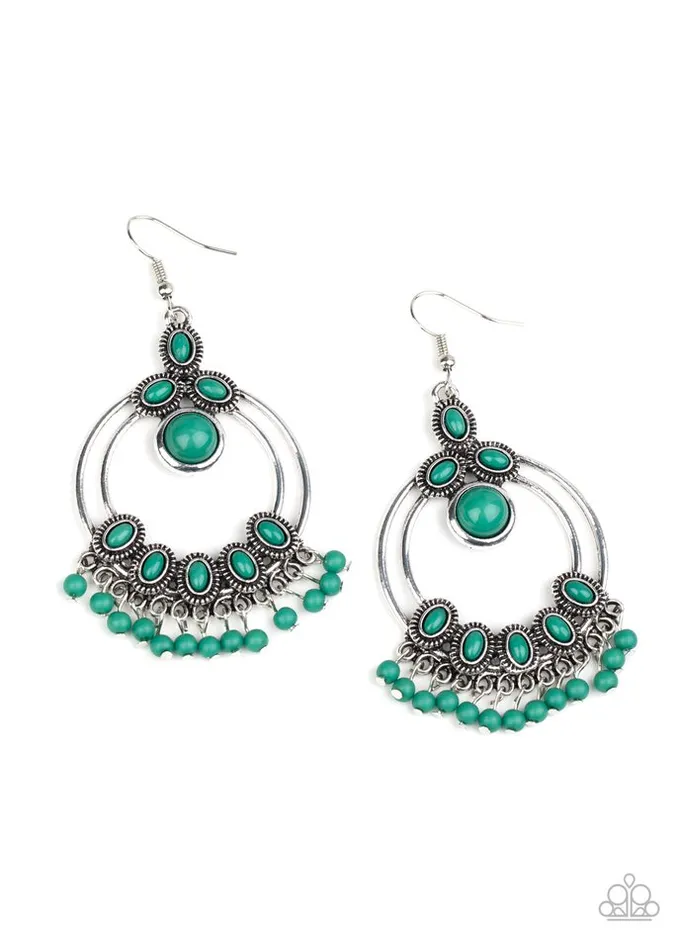 Earrings Paparazzi Earring Palm Breeze Green Paparazzi Jewelry Earrings Paparazzi Earring Palm Breeze Green Paparazzi Jewelry