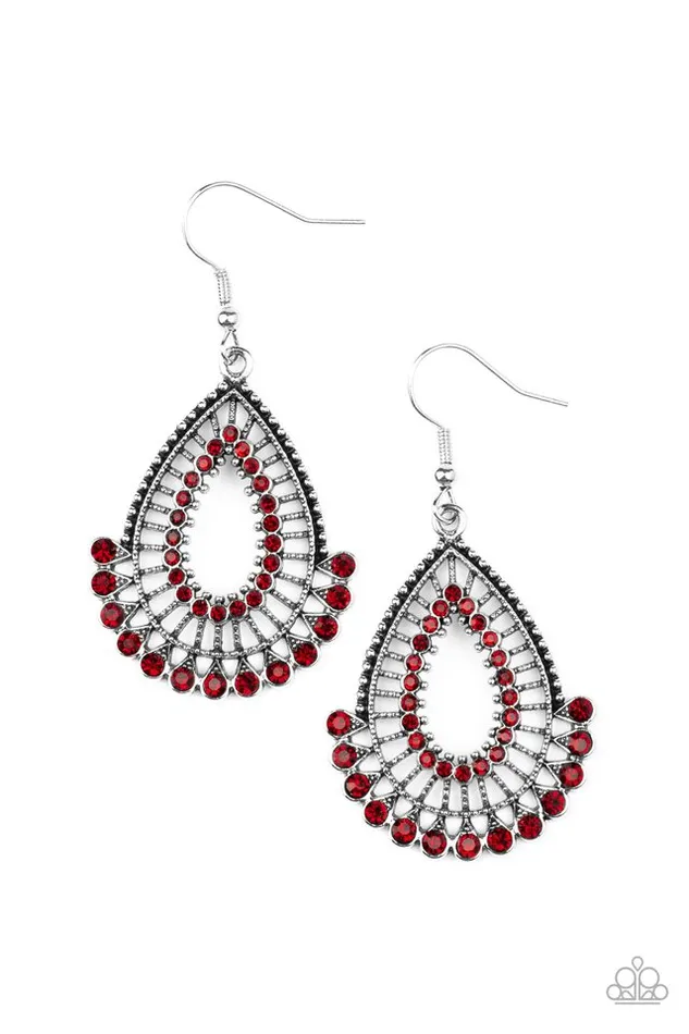 Earrings Paparazzi Jewelry Paparazzi Earring Castle Collection Red Earrings Paparazzi Jewelry Paparazzi Earring Castle Collection Red