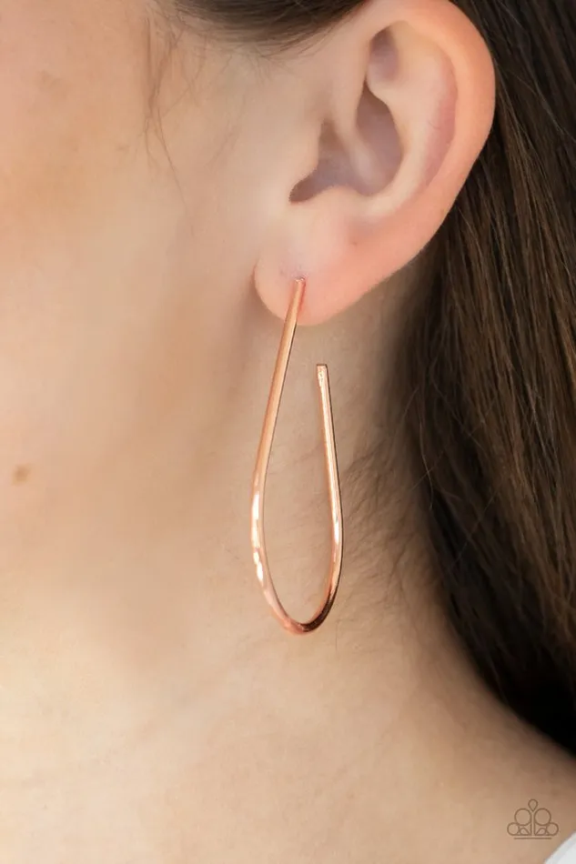 Earrings Paparazzi Jewelry Paparazzi Earring City Curves Copper