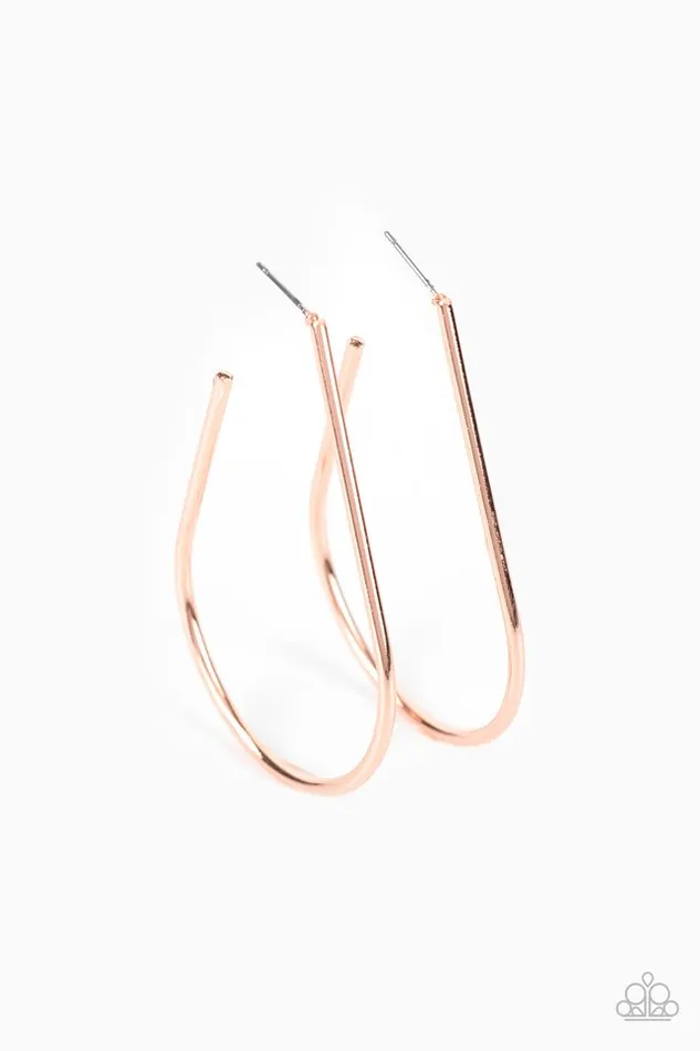 Earrings Paparazzi Jewelry Paparazzi Earring City Curves Copper Earrings Paparazzi Jewelry Paparazzi Earring City Curves Copper