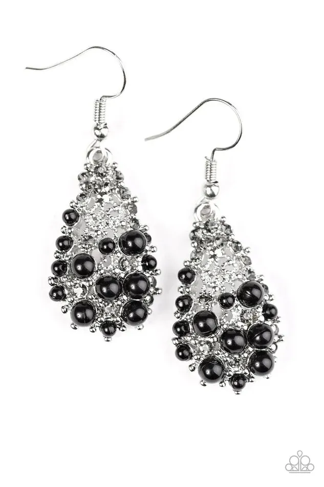 Earrings Paparazzi Jewelry Paparazzi Earring Coastal Cache Black