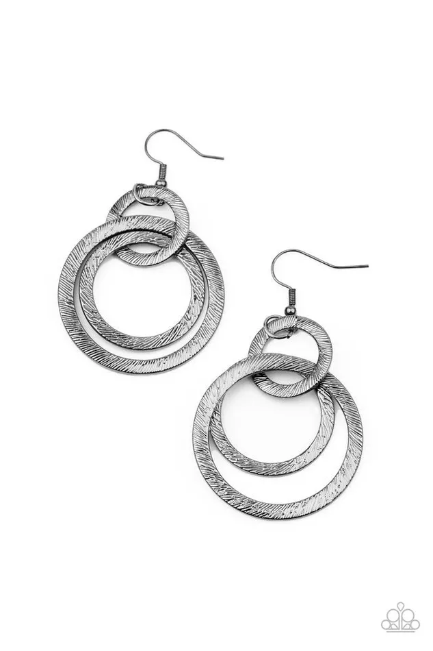 Earrings Paparazzi Jewelry Paparazzi Earring Distractingly Dizzy Black Earrings Paparazzi Jewelry Paparazzi Earring Distractingly Dizzy Black