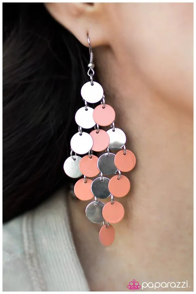 Earrings Paparazzi Jewelry Paparazzi Earring Funky Town Orange