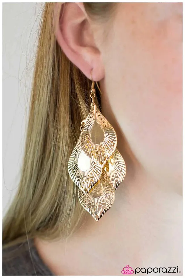 Earrings Paparazzi Jewelry Paparazzi Earring Gold Digger Gold