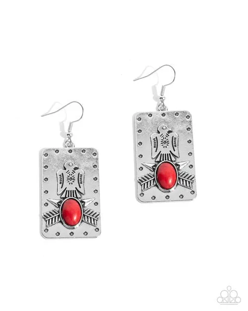 Earrings Paparazzi Jewelry Paparazzi Earring Invincible Icon Red Earrings Paparazzi Jewelry Paparazzi Earring Invincible Icon Red