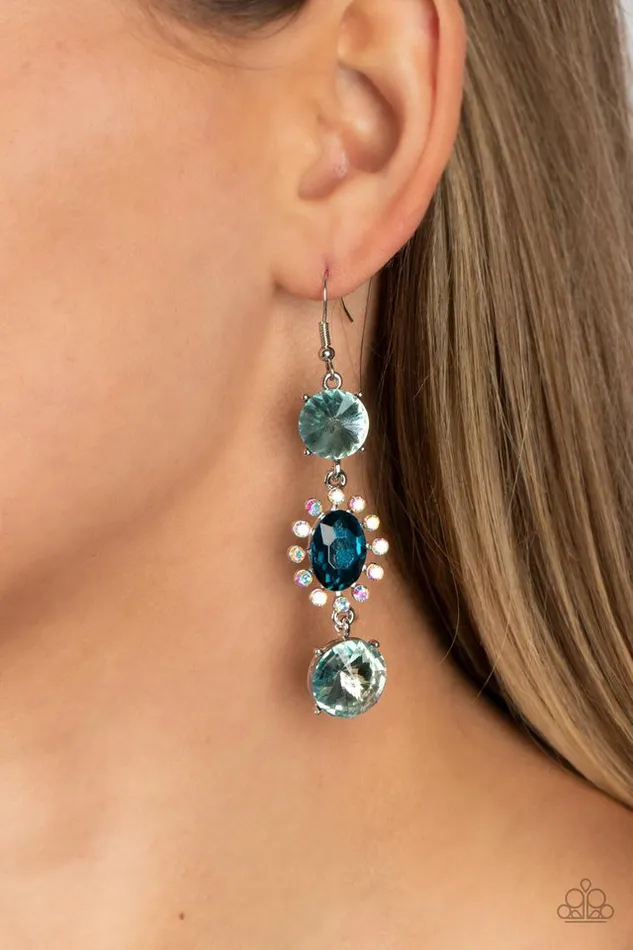 Earrings Paparazzi Jewelry Paparazzi Earring Magical Melodrama Blue