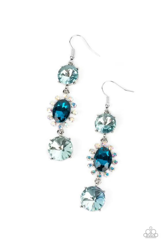 Earrings Paparazzi Jewelry Paparazzi Earring Magical Melodrama Blue Earrings Paparazzi Jewelry Paparazzi Earring Magical Melodrama Blue