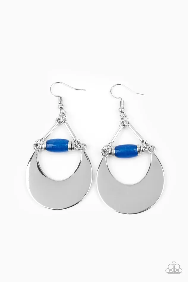 Earrings Paparazzi Jewelry Paparazzi Earring Mystical Moonbeams Blue Earrings Paparazzi Jewelry Paparazzi Earring Mystical Moonbeams Blue