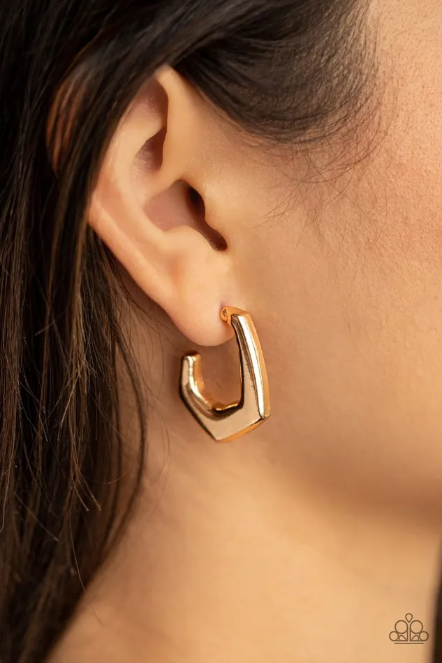 Earrings Paparazzi Jewelry Paparazzi Earring On The Hook Gold