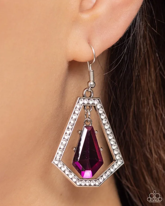 Earrings Paparazzi Jewelry Paparazzi Earring Poshly Photogenic Purple