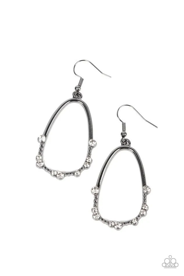 Earrings Paparazzi Jewelry Paparazzi Earring Ready Or YACHT Black Earrings Paparazzi Jewelry Paparazzi Earring Ready Or YACHT Black