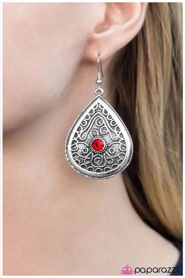 Earrings Paparazzi Jewelry Paparazzi Earring What Are You Waiting For Red