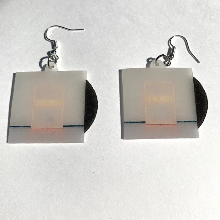Earrings Sam Makes Things The 1975 I Like It When You Sleep for You Are So Beautiful Yet So Unaware of It Vinyl Album Handmade Earrings