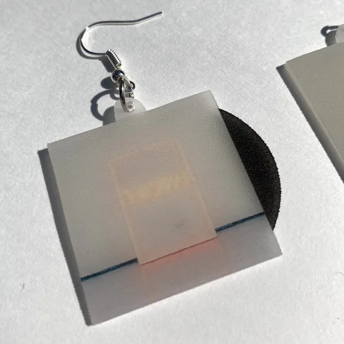 Earrings Sam Makes Things The 1975 I Like It When You Sleep for You Are So Beautiful Yet So Unaware of It Vinyl Album Handmade Earrings