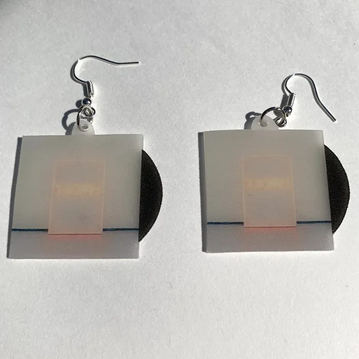 Earrings Sam Makes Things The 1975 I Like It When You Sleep for You Are So Beautiful Yet So Unaware of It Vinyl Album Handmade Earrings