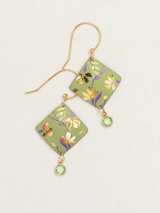 Holly Yashi Earrings Garden Sonnet Earrings in Green
