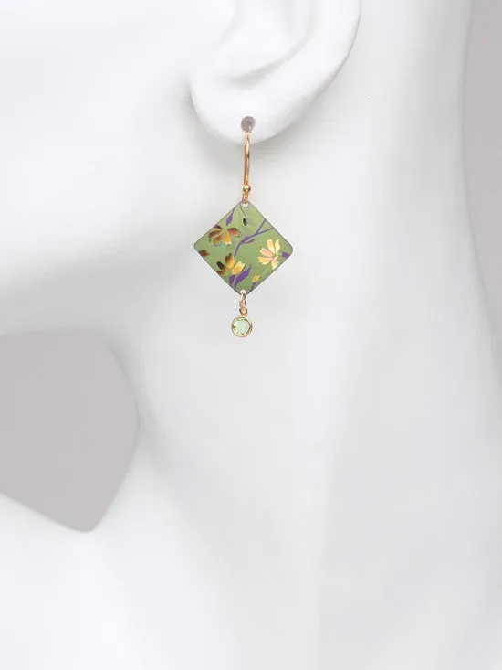 Holly Yashi Earrings Garden Sonnet Earrings in Green