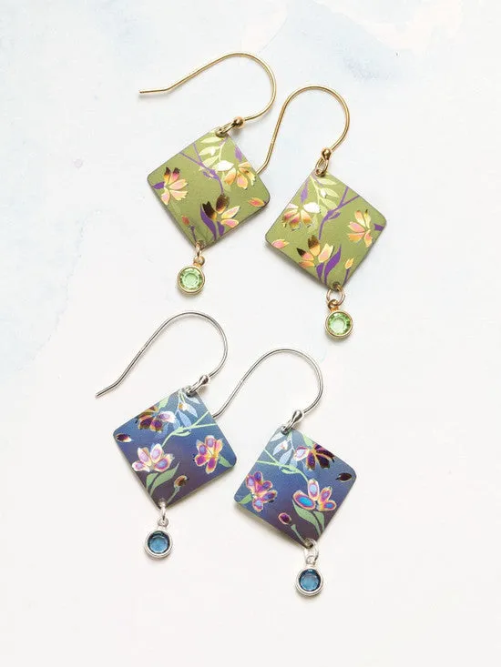 Holly Yashi Earrings Garden Sonnet Earrings in Green