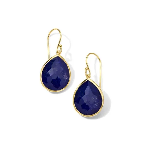 Ippolita Earrings Ippolita 18K Yellow Gold Rock Candy Medium Teardrop Earrings in Crystal and Lapis Doublet Ippolita Earrings Ippolita 18K Yellow Gold Rock Candy Medium Teardrop Earrings in Crystal and Lapis Doublet