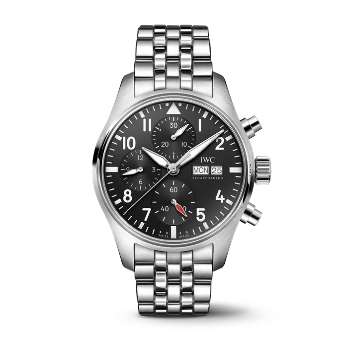 IWC Schaffhausen IWC Schaffhausen Pilots Watch Chronograph 41 Black Dial Watches IWC Schaffhausen IWC Schaffhausen Pilots Watch Chronograph 41 Black Dial Watches