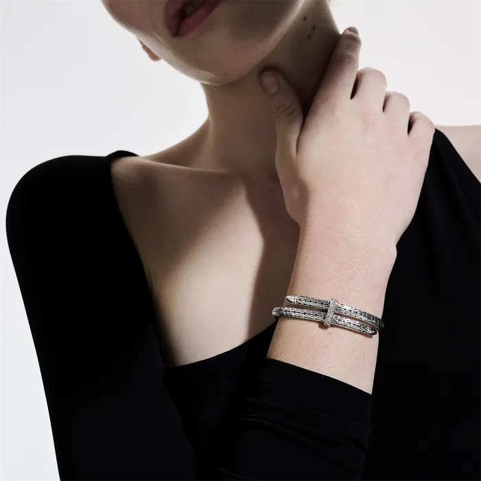John Hardy Bracelets John Hardy Classic Chain Diamond Pave Bypass Flex Bracelet John Hardy Bracelets John Hardy Classic Chain Diamond Pave Bypass Flex Bracelet