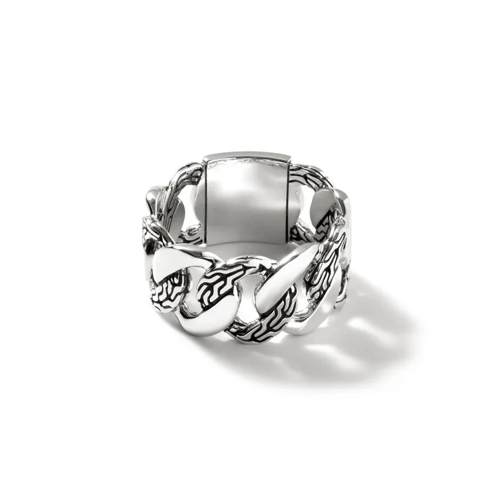 John Hardy Mens Classic Chain Sterling Silver 12mm Band Ring John Hardy Rings John Hardy Mens Classic Chain Sterling Silver 12mm Band Ring John Hardy Rings
