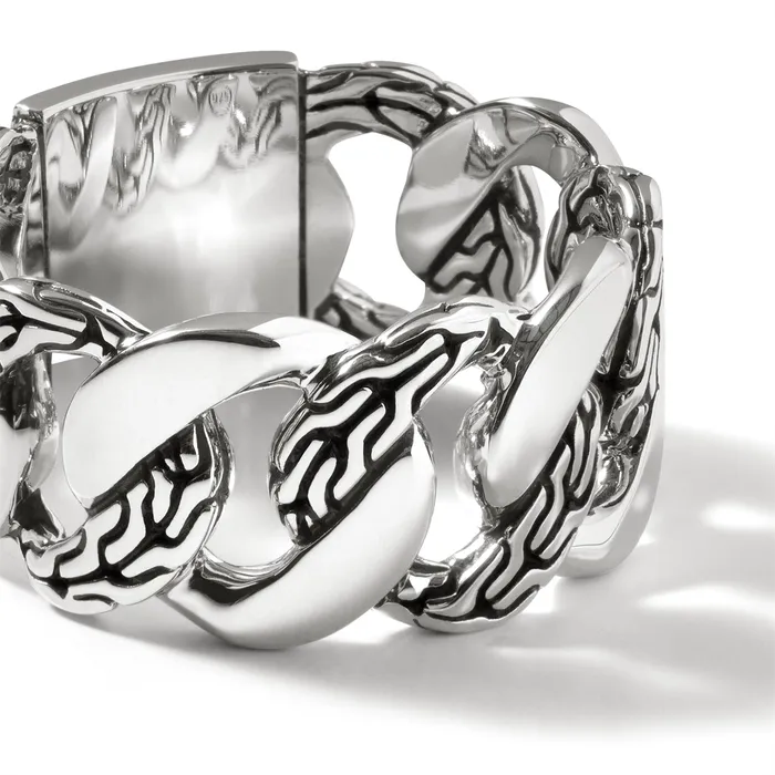 John Hardy Mens Classic Chain Sterling Silver 12mm Band Ring John Hardy Rings John Hardy Mens Classic Chain Sterling Silver 12mm Band Ring John Hardy Rings