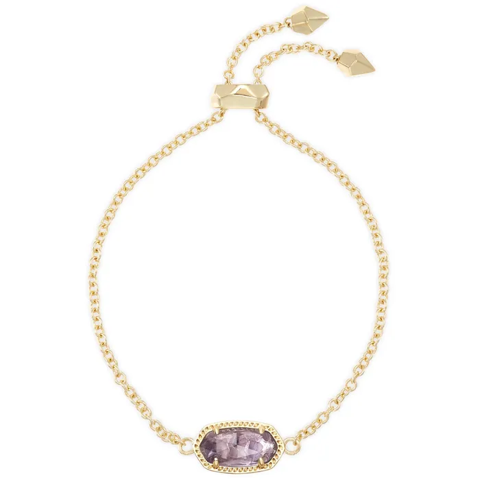 Kendra Scott Bracelets Kendra Scott Elaina Bracelet in Gold with Purple Amethyst Kendra Scott Bracelets Kendra Scott Elaina Bracelet in Gold with Purple Amethyst
