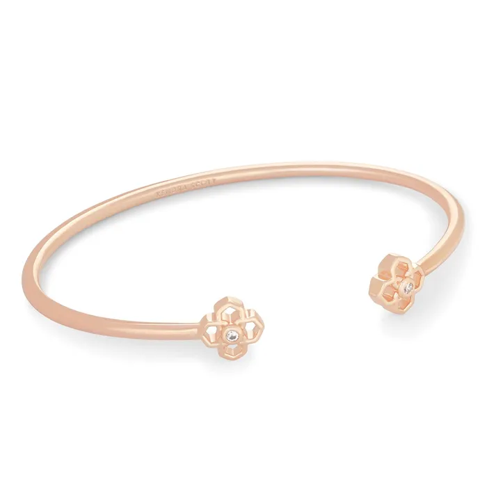 Kendra Scott Rue Pinch Cuff Bracelet in Rose Gold Kendra Scott Bracelets