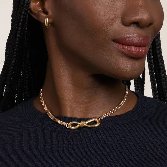 Marla Aaron 18K Gold True Lovers Knot Lock Marla Aaron PreStyled Sets