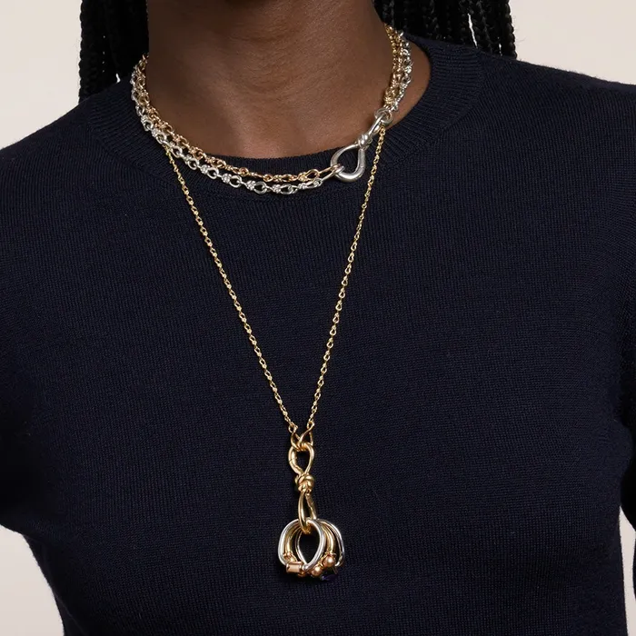 Marla Aaron 18K Gold True Lovers Knot Lock Marla Aaron PreStyled Sets