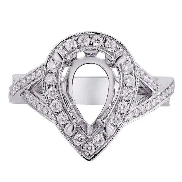 Modern dramatic halo setting 18k white gold ring with 60ctw diamonds KR12480XD200 Diamond Source NYC Rings Modern dramatic halo setting 18k white gold ring with 60ctw diamonds KR12480XD200 Diamond Source NYC Rings