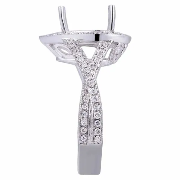 Modern dramatic halo setting 18k white gold ring with 60ctw diamonds KR12480XD200 Diamond Source NYC Rings Modern dramatic halo setting 18k white gold ring with 60ctw diamonds KR12480XD200 Diamond Source NYC Rings