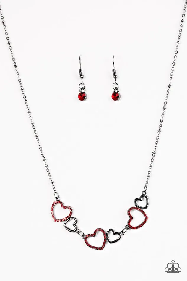 Necklaces Paparazzi Jewelry Paparazzi Necklace A LUSTHave Red