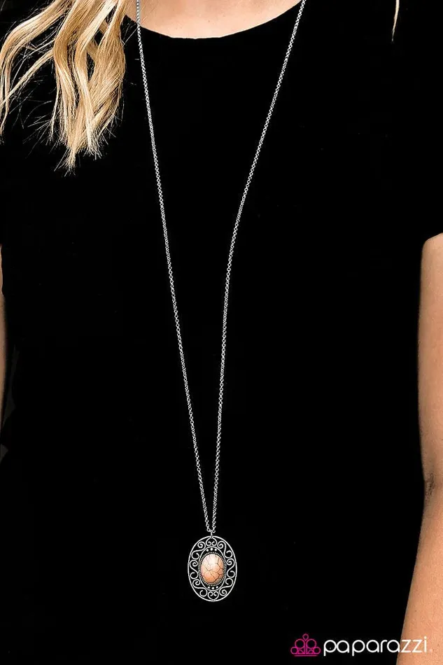 Necklaces Paparazzi Jewelry Paparazzi Necklace Adjust Your ALTITUDE Brown