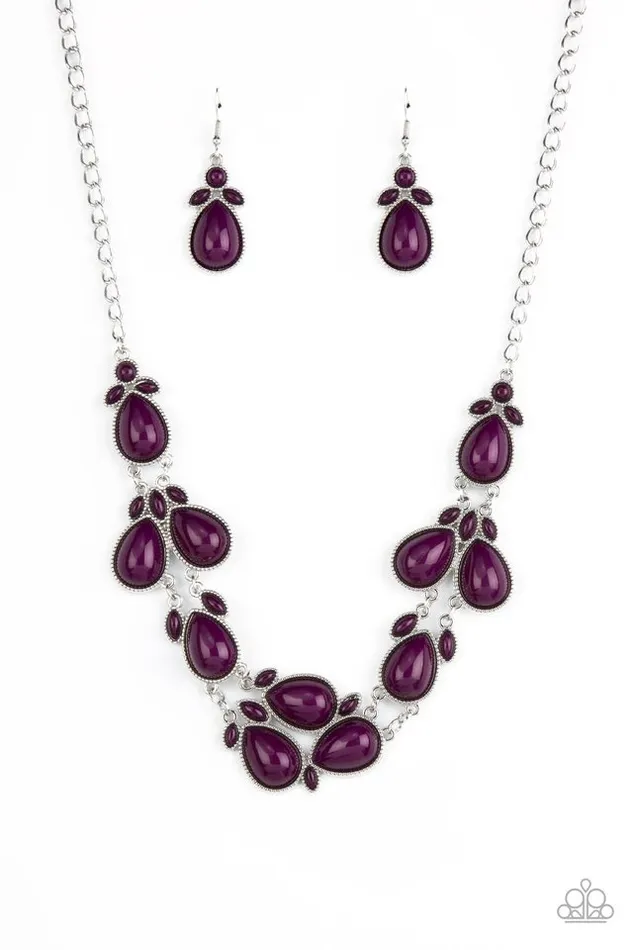 Necklaces Paparazzi Jewelry Paparazzi Necklace Botanical Banquet Purple Necklaces Paparazzi Jewelry Paparazzi Necklace Botanical Banquet Purple