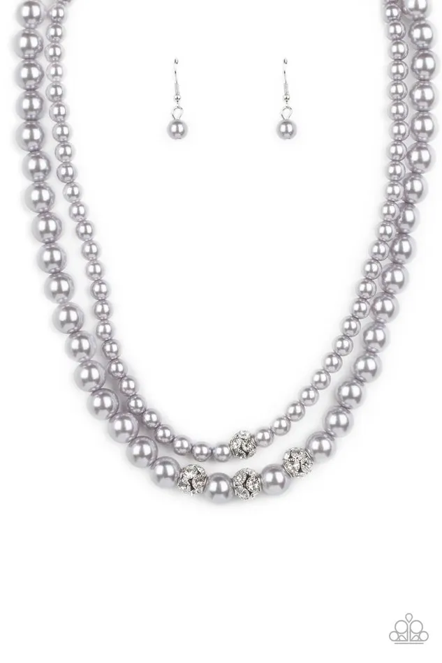 Necklaces Paparazzi Jewelry Paparazzi Necklace Brilliant Ballerina Silver Necklaces Paparazzi Jewelry Paparazzi Necklace Brilliant Ballerina Silver
