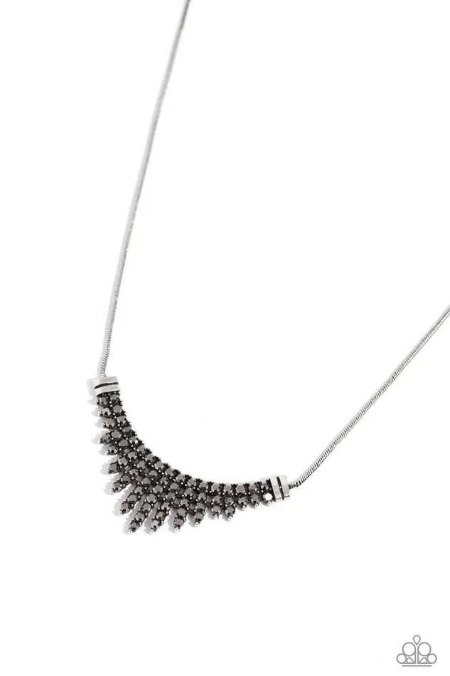 Necklaces Paparazzi Jewelry Paparazzi Necklace Dramatic Diadem Silver Necklaces Paparazzi Jewelry Paparazzi Necklace Dramatic Diadem Silver
