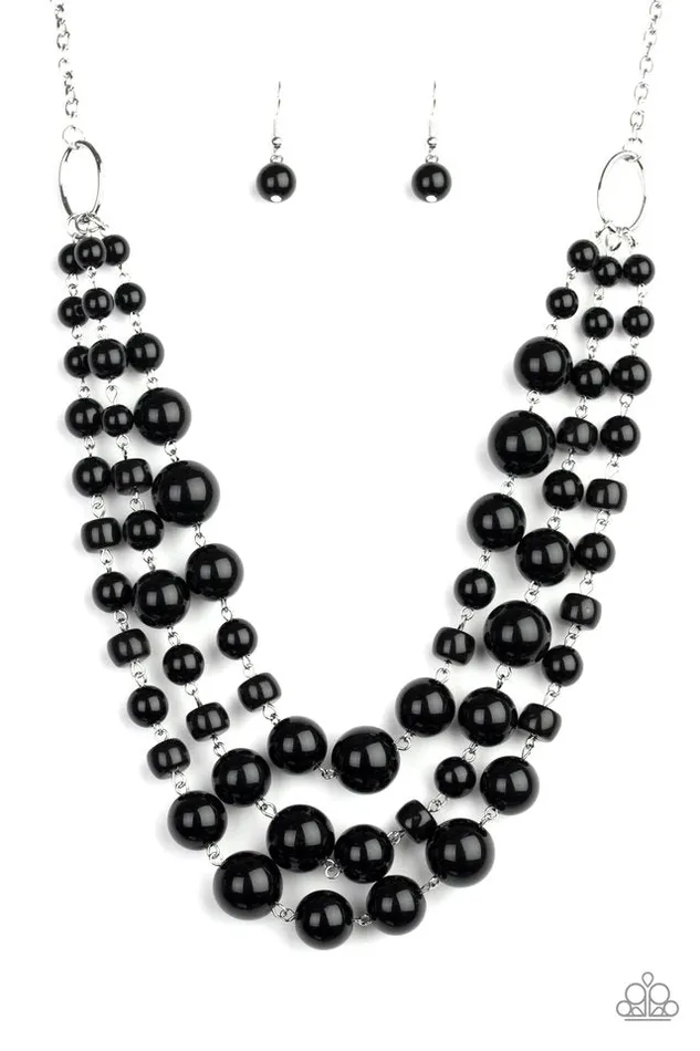 Necklaces Paparazzi Jewelry Paparazzi Necklace Everyone Scatter Black Necklaces Paparazzi Jewelry Paparazzi Necklace Everyone Scatter Black