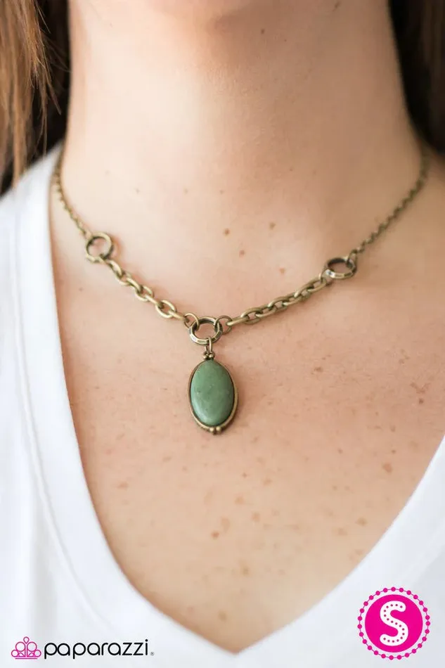 Necklaces Paparazzi Jewelry Paparazzi Necklace Find Me Where The Wild Things Are Green